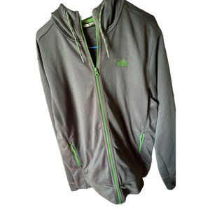 The North Face Full Zip Long Sleeve Grey Sweater Size Large